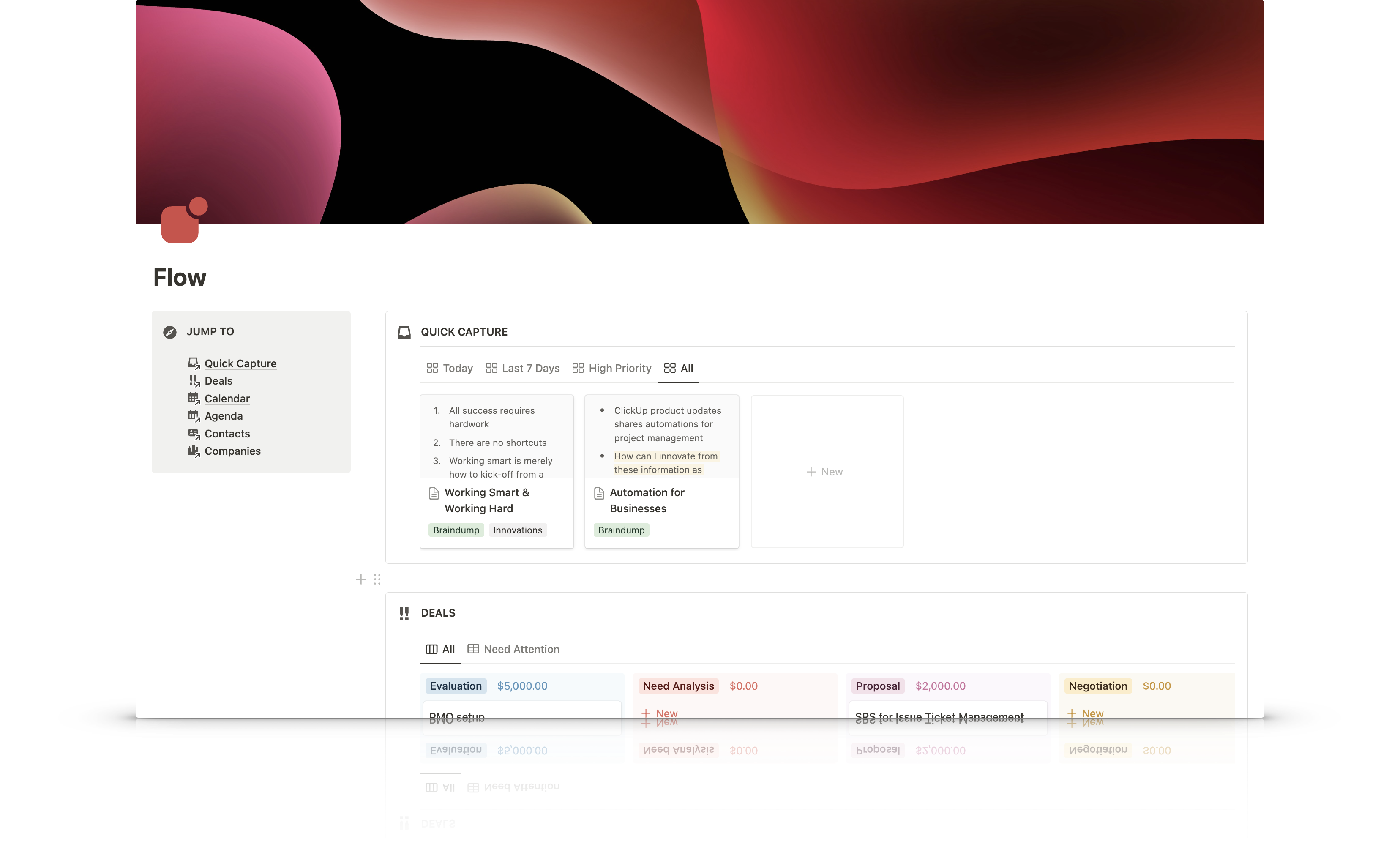 Flow for Notion